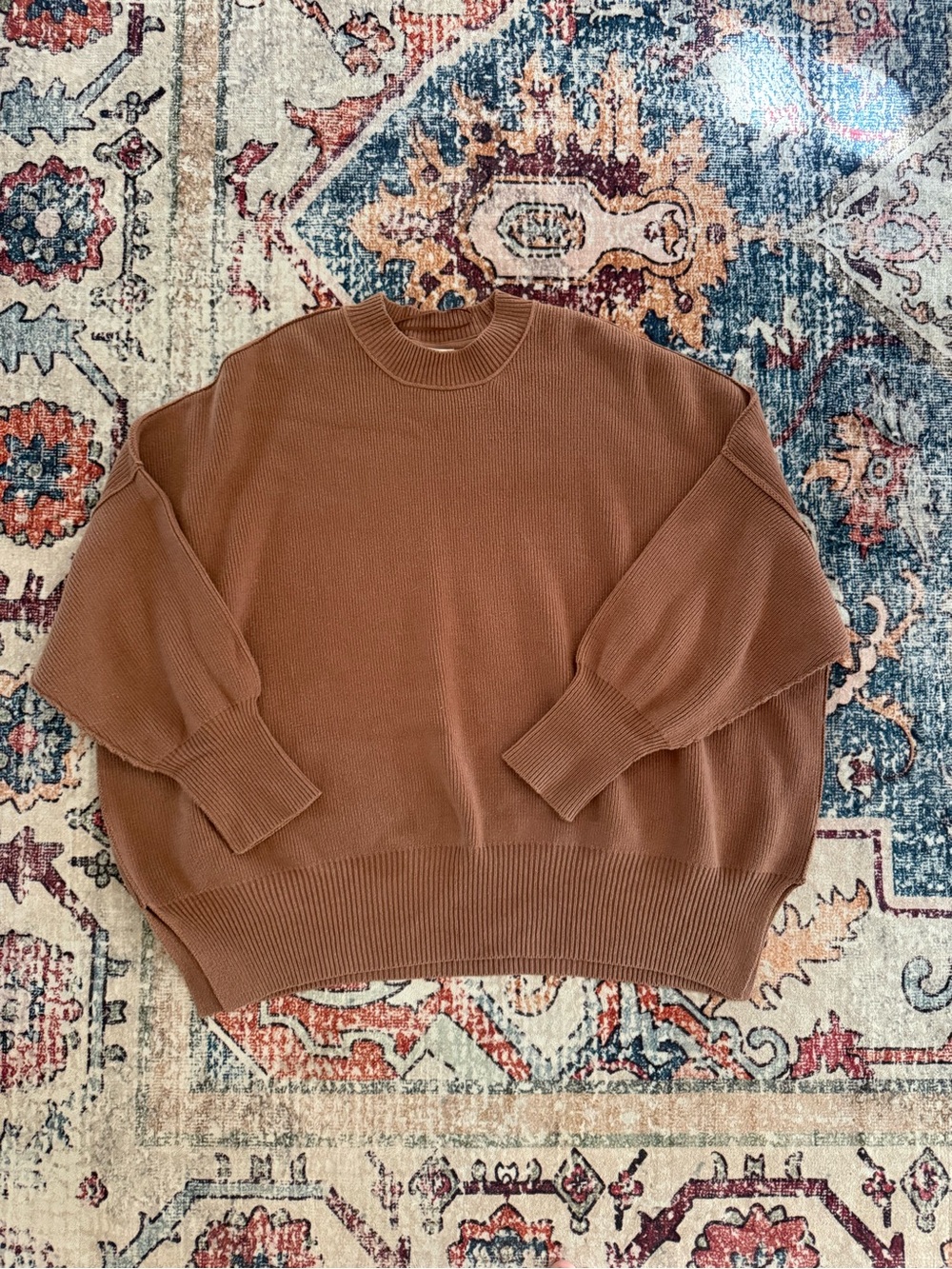 Takara Women’s Crewneck Sweater in Warm Brown